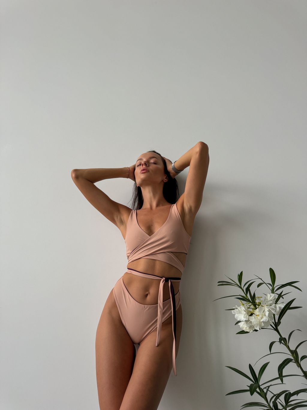 Back view of Mexico swimsuit – elegant and supportive fit