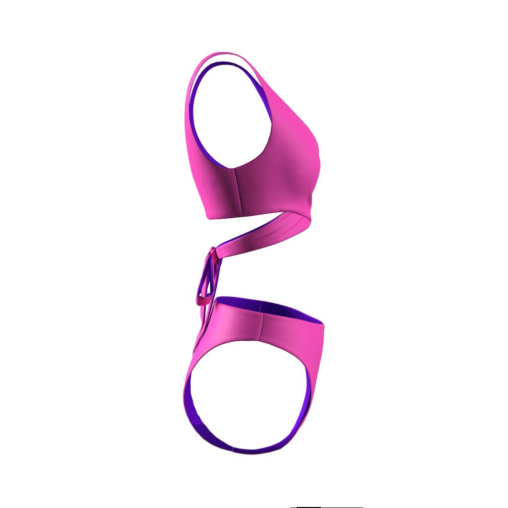Mexico – Reversible Swimsuit (Pink & Purple)