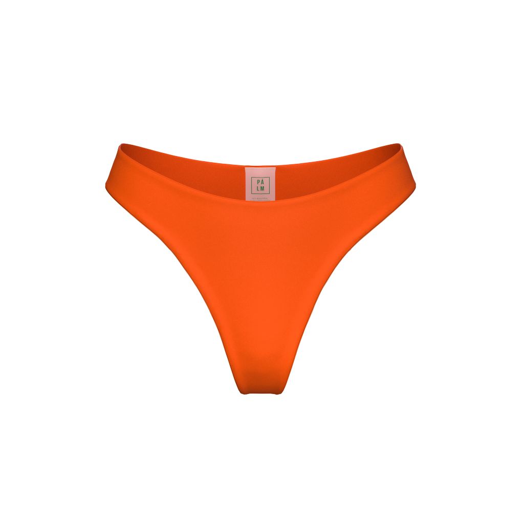Miami – Bright Orange Triangle Bikini Set