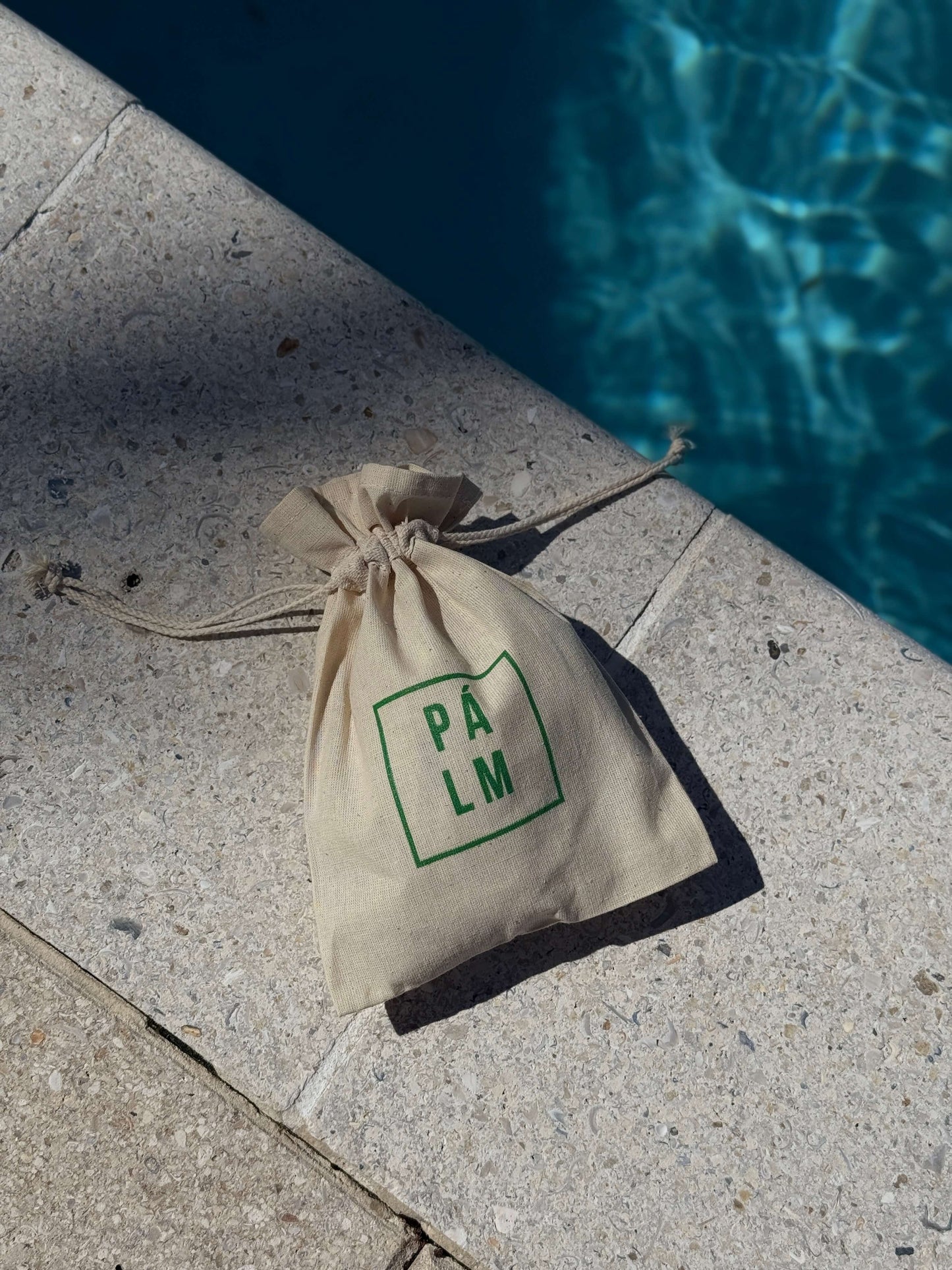Eco-friendly linen bag packaging – stylish and reusable storage for bikinis by PALMswim.