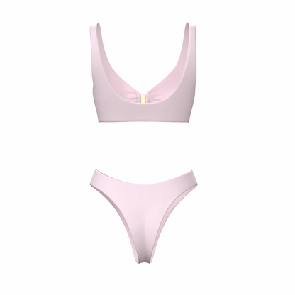 Corse Baby Pink bikini, back product view